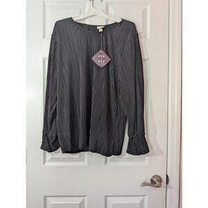 Ava and Viv 4x Black long sleeve